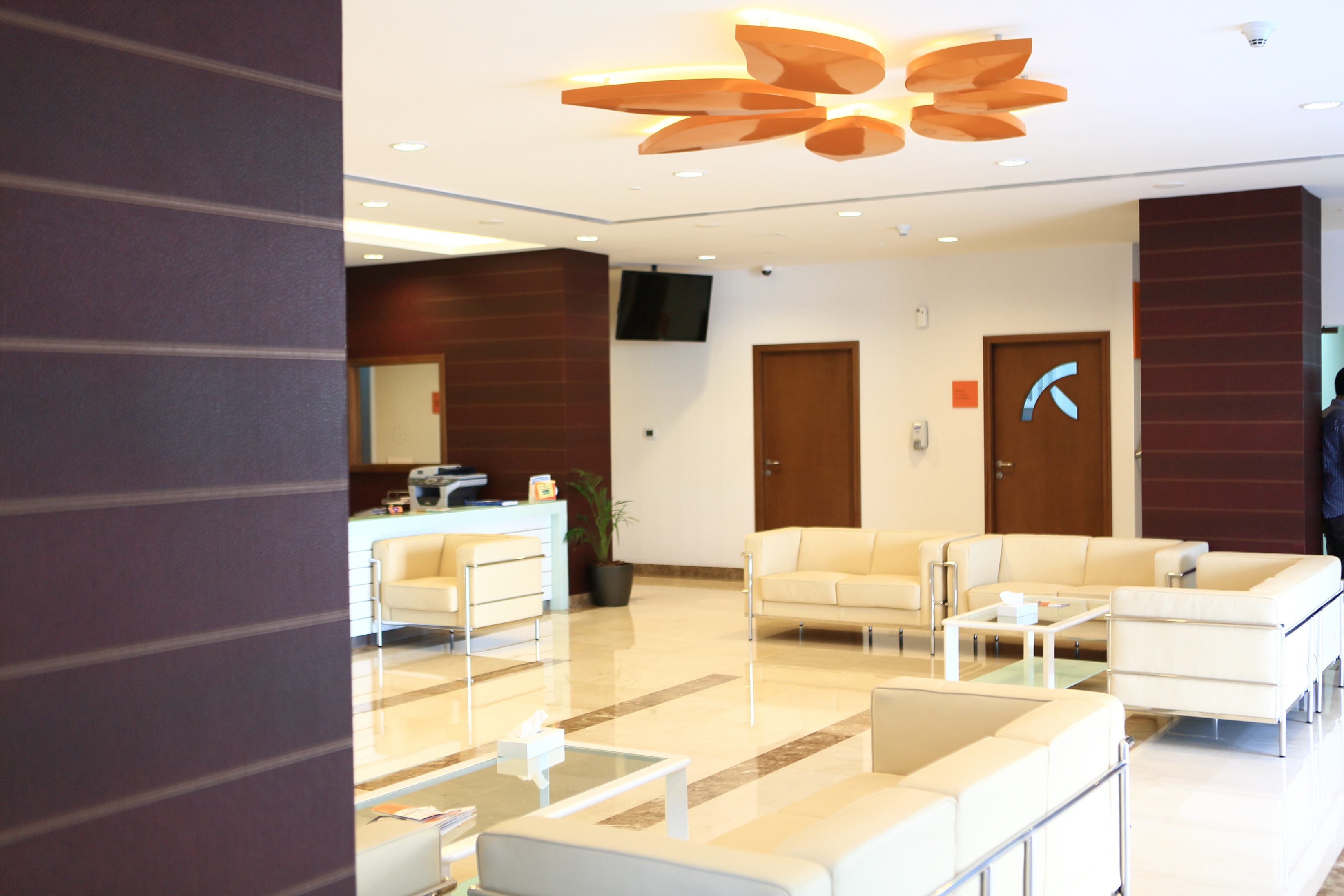 Reception area